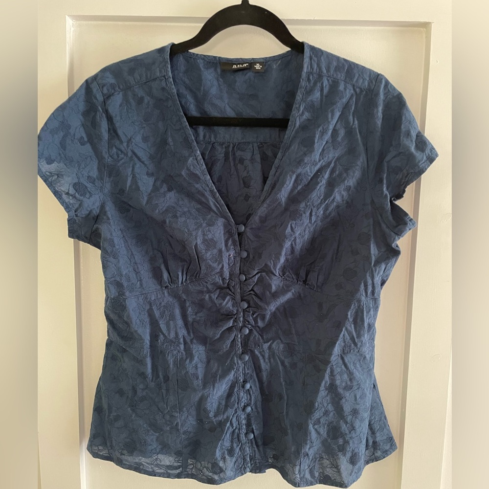 Dark blue blouse
